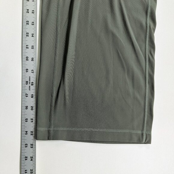 Lululemon Align High Rise Wide Leg Crop Yoga Pants Size 6 Sage Green - Picture 8 of 9
